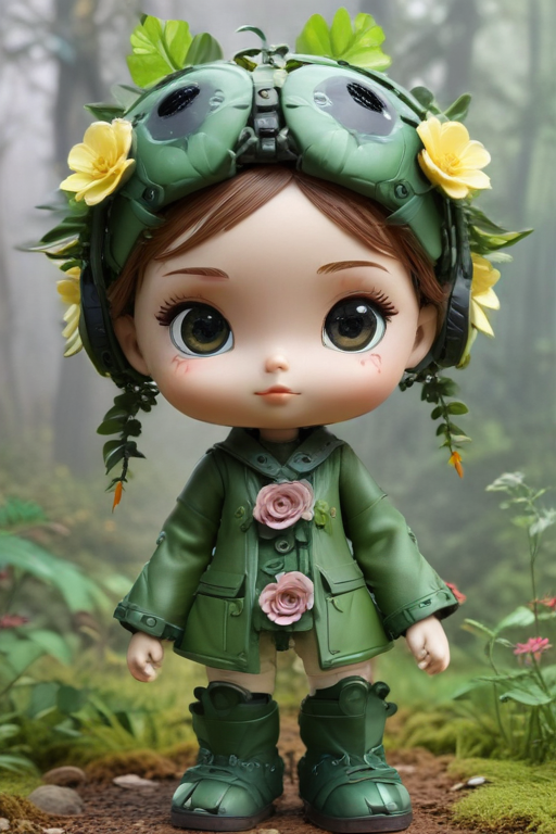 森のAIロボット - ベビドラ