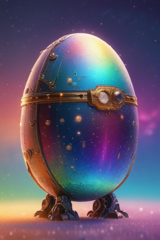 虹のAIロボット - タマゴ