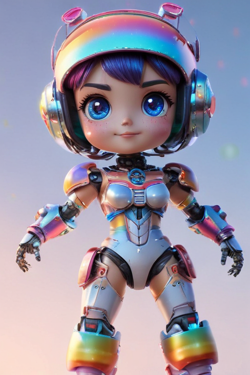 虹のAIロボット - ティーン